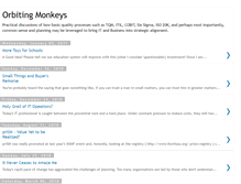 Tablet Screenshot of orbitingmonkeys.blogspot.com