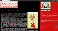 Desktop Screenshot of fundacionsocialdemocrata.blogspot.com