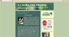 Desktop Screenshot of lahoradeltrebol.blogspot.com