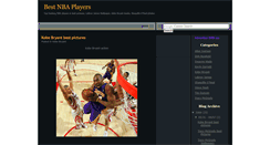 Desktop Screenshot of best-nba-players.blogspot.com