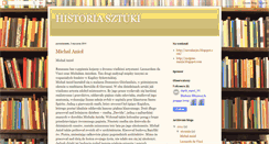 Desktop Screenshot of historiasztuki.blogspot.com