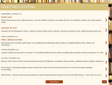 Tablet Screenshot of historiasztuki.blogspot.com