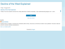 Tablet Screenshot of declineofwestexplained.blogspot.com