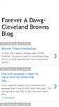 Mobile Screenshot of clevelandbrownsforever.blogspot.com