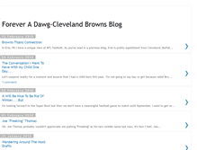 Tablet Screenshot of clevelandbrownsforever.blogspot.com