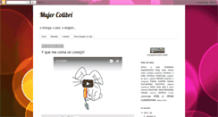 Desktop Screenshot of mujer-colibri.blogspot.com