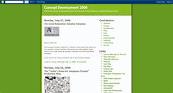 Desktop Screenshot of concept2006.blogspot.com