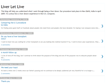 Tablet Screenshot of liverletlive.blogspot.com