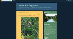 Desktop Screenshot of naturalallegheny.blogspot.com