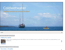 Tablet Screenshot of coldwetwater.blogspot.com