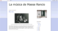 Desktop Screenshot of lamusicademaeserancio.blogspot.com