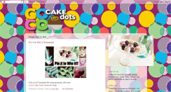 Desktop Screenshot of cococakedots.blogspot.com