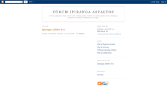 Desktop Screenshot of ipirangaasfaltosforum.blogspot.com