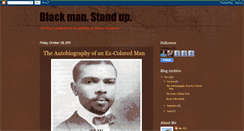 Desktop Screenshot of blackmanstandup.blogspot.com