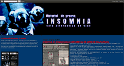 Desktop Screenshot of historialinsomnia.blogspot.com