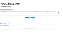 Tablet Screenshot of ponpes-nurul-iman-bogor.blogspot.com