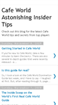 Mobile Screenshot of cafeworldstrategies.blogspot.com