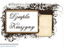 Tablet Screenshot of kruszyna35.blogspot.com
