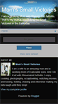 Mobile Screenshot of momssmallvictories.blogspot.com