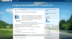 Desktop Screenshot of congreso-rrhh-humania.blogspot.com