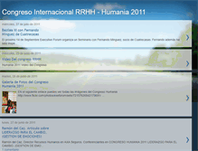 Tablet Screenshot of congreso-rrhh-humania.blogspot.com