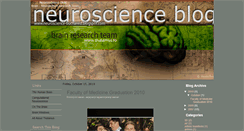 Desktop Screenshot of neuroscience-bucharest.blogspot.com