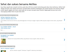 Tablet Screenshot of bintanmelilea.blogspot.com