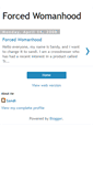 Mobile Screenshot of forcedwomanhood.blogspot.com
