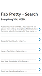 Mobile Screenshot of fabpretty-search.blogspot.com