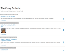 Tablet Screenshot of curvycatholic.blogspot.com