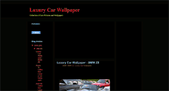 Desktop Screenshot of carswallpaperluxury.blogspot.com