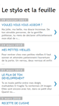 Mobile Screenshot of le-stylo-et-la-feuille.blogspot.com