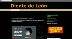 Desktop Screenshot of dientedeleon-musica.blogspot.com