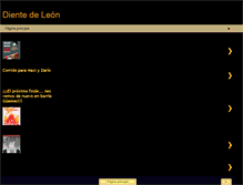 Tablet Screenshot of dientedeleon-musica.blogspot.com