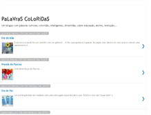 Tablet Screenshot of andreia-palavrascoloridas.blogspot.com