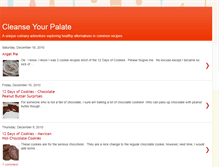 Tablet Screenshot of cleanseyourpalate.blogspot.com