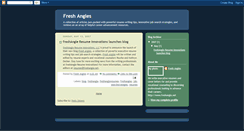 Desktop Screenshot of freshangleresumes.blogspot.com