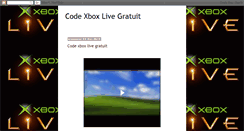 Desktop Screenshot of codexboxlivegratuitfrance.blogspot.com