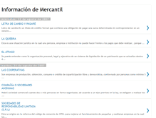 Tablet Screenshot of infomercantil.blogspot.com