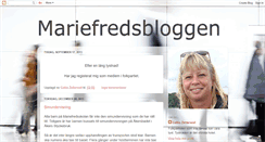 Desktop Screenshot of mariefredsbloggen.blogspot.com