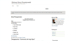 Desktop Screenshot of dhimas205.blogspot.com