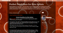 Desktop Screenshot of perfect-painkillers-for-shin-splints.blogspot.com