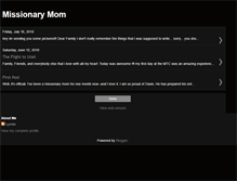 Tablet Screenshot of missionarymom-lynda.blogspot.com