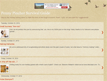 Tablet Screenshot of pennypinchersurvivalguide.blogspot.com