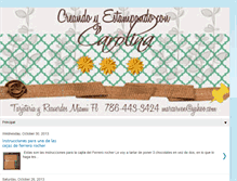 Tablet Screenshot of creandoyestampando.blogspot.com