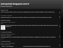 Tablet Screenshot of antropoloji.blogspot.com