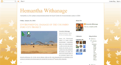 Desktop Screenshot of hemanthawithanage.blogspot.com