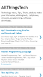 Mobile Screenshot of allthingstech.blogspot.com