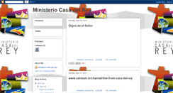 Desktop Screenshot of ministeriocasadelrey.blogspot.com