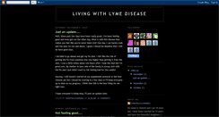 Desktop Screenshot of lymediseasethroughmyeyes.blogspot.com